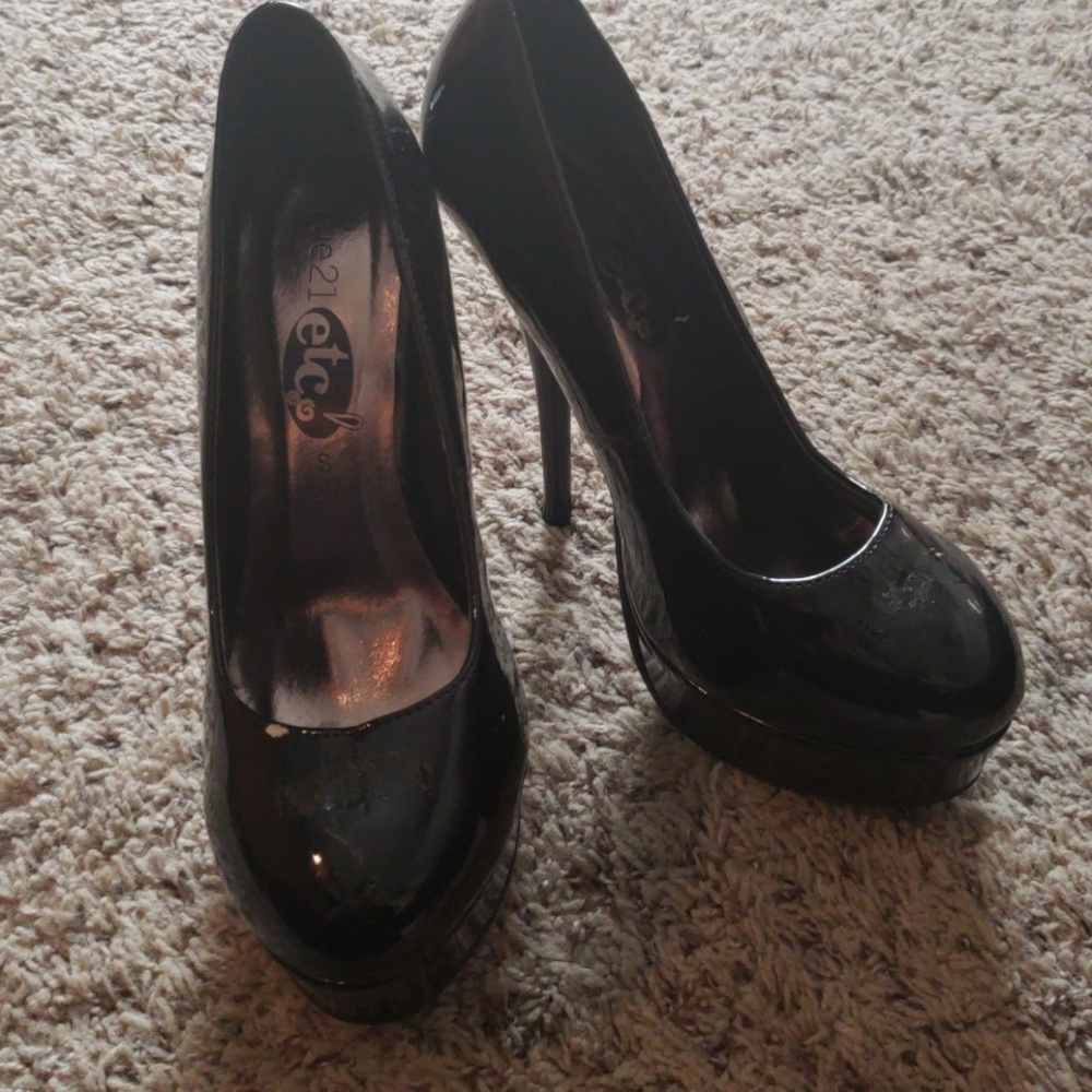 Black heels